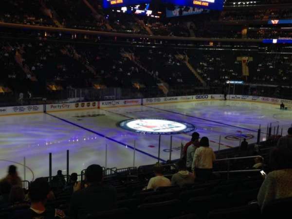 Madison Square Garden, section: 105, row: 18, seat: 8-9