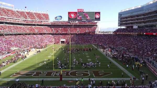Levi's Stadium, section: 203, row: 2, seat: 4