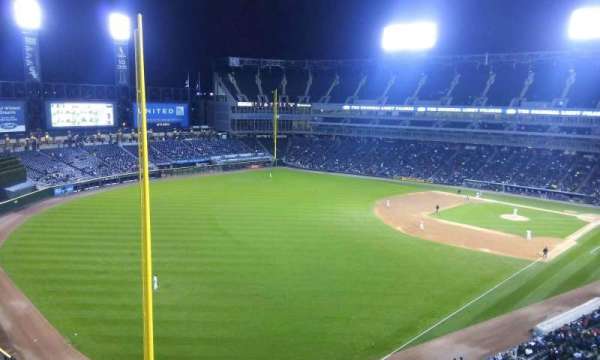 Rate Field, section: 554, row: 1, seat: 8