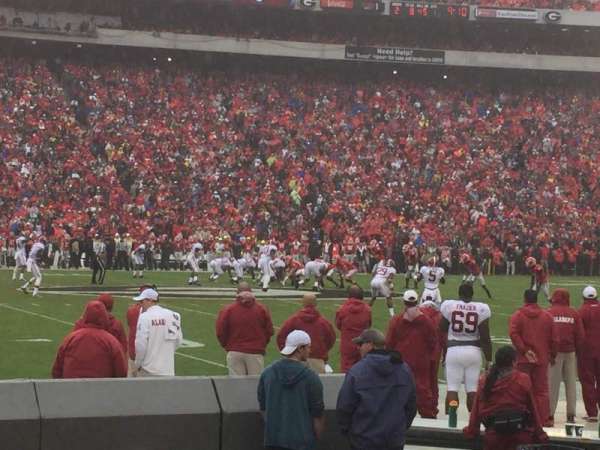Sanford Stadium, section: 108, row: 3, seat: 23