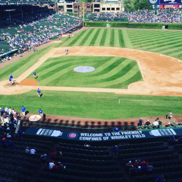 Wrigley Field, section: 324R, row: 1, seat: 1