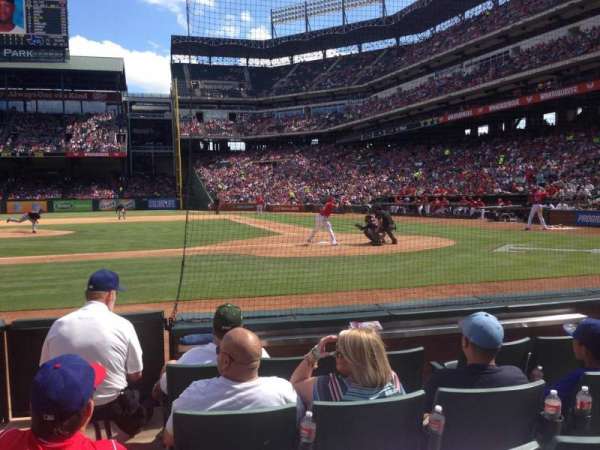 Globe Life Park in Arlington, section: 21, row: 4, seat: 5
