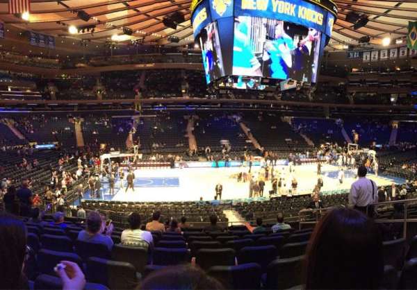 Madison Square Garden, section: 116, row: 14, seat: 15