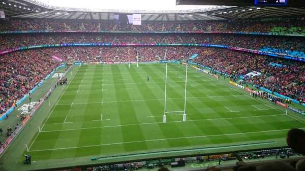 Twickenham Stadium, section: U21, row: E, seat: 167