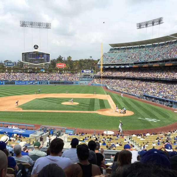 Dodger Stadium, section: 121LG, row: H, seat: 5