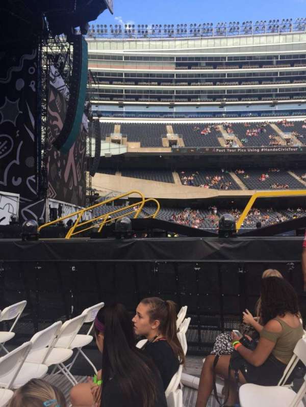 Soldier Field, section: A4, row: 5, seat: 9
