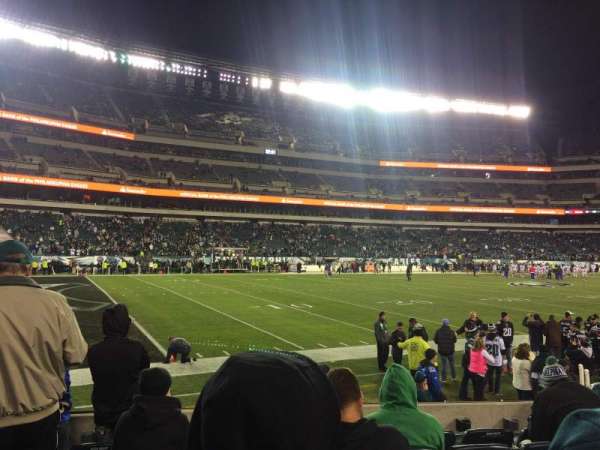 Lincoln Financial Field, section: 135, row: 6, seat: 21