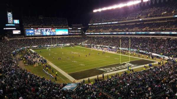 Lincoln Financial Field, section: SW Terrace 1, row: 1, seat: 12