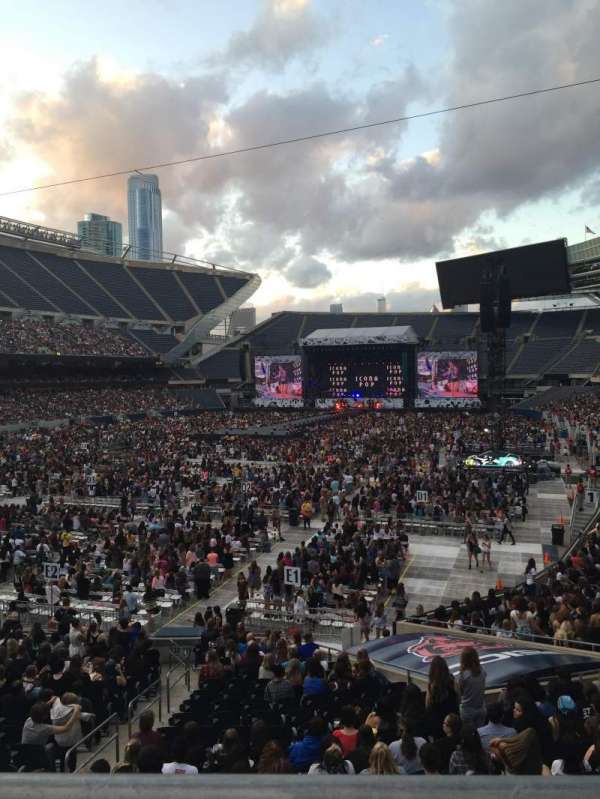 Soldier Field, section: 219, row: 1, seat: 9