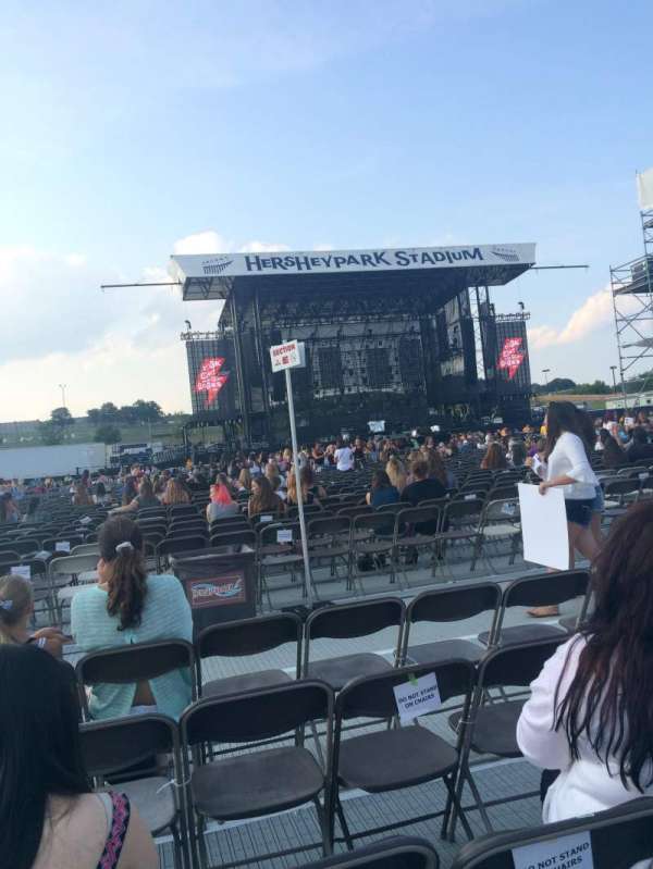 Hershey Park Stadium, section: G, row: 60, seat: 17
