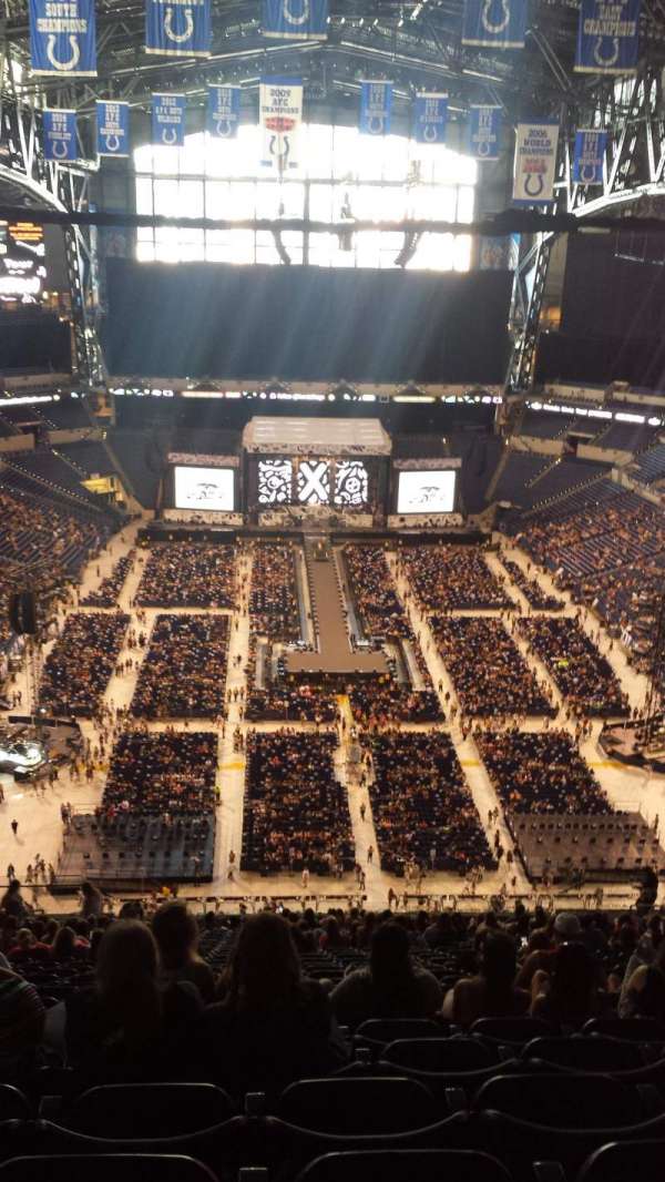 Lucas Oil Stadium, section: 627, row: 28, seat: 12