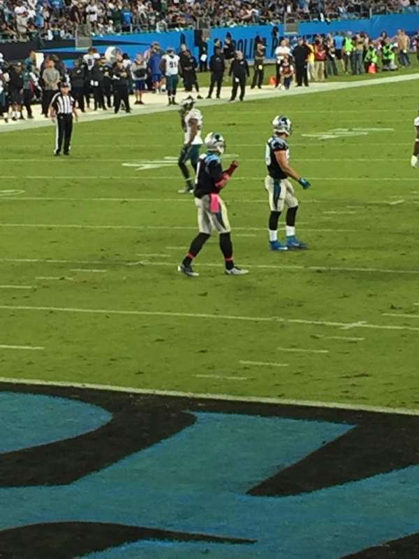 Bank of America Stadium, section: 140, row: 7, seat: 13