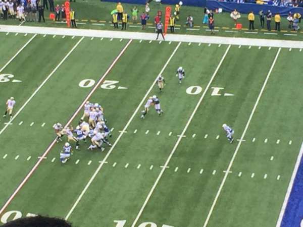 Lucas Oil Stadium, section: 636, row: 8, seat: 7
