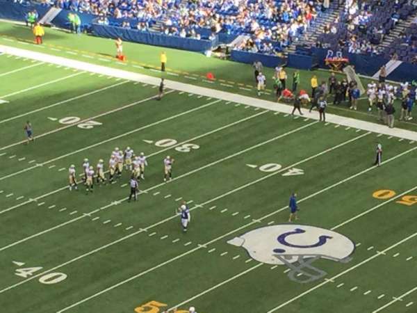 Lucas Oil Stadium, section: 636, row: 8, seat: 7