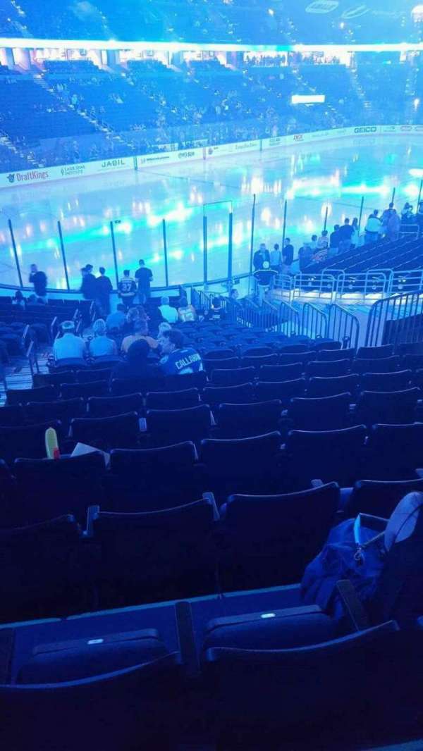 Benchmark International Arena, section: 104, row: X, seat: 27