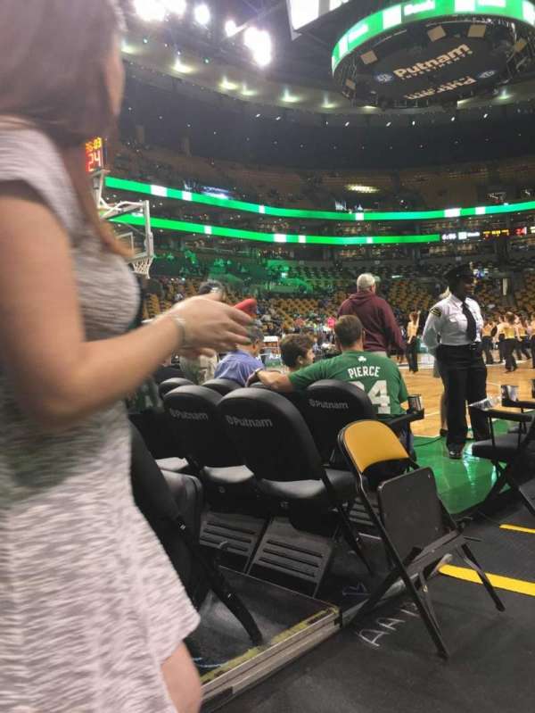 TD Garden, section: Lodge, row: 14, seat: 9