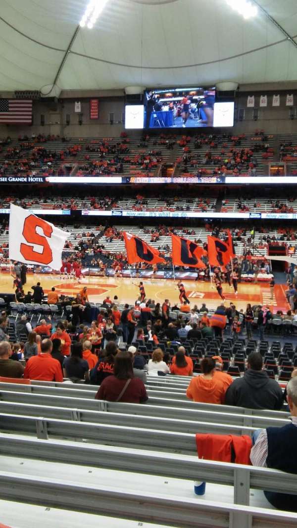 JMA Wireless Dome, section: 123, row: P, seat: 110