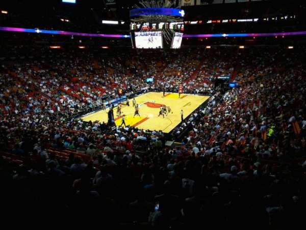 Kaseya Center, section: 123, row: 33, seat: 10