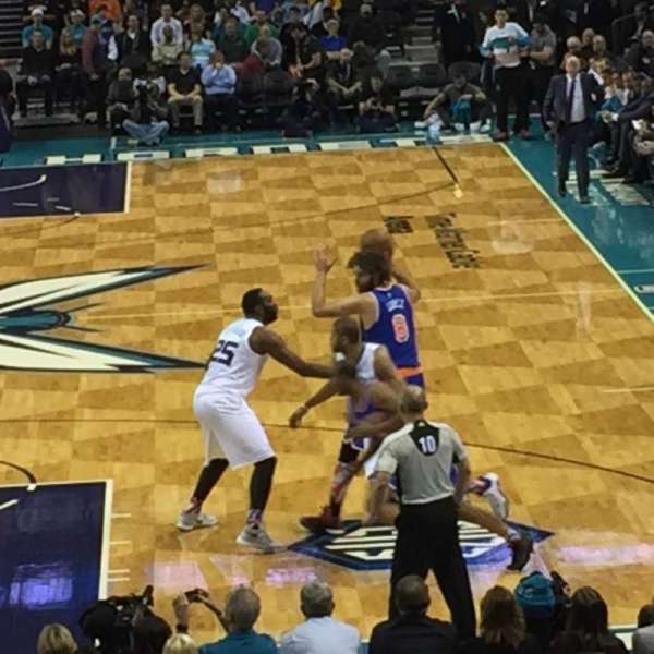 Spectrum Center, section: 109, row: Q, seat: 11