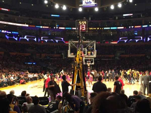 Crypto.com Arena, section: 106, row: K, seat: 11