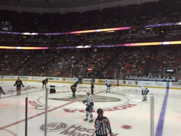 Honda Center, section: 221, row: E, seat: 9