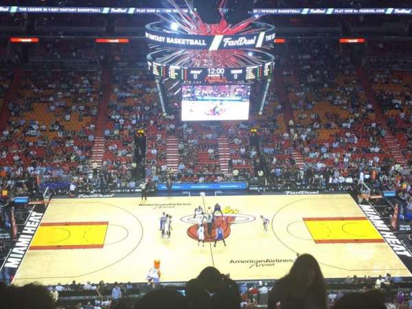 Kaseya Center, section: 325, row: 11, seat: 6