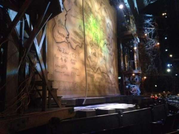 Gershwin Theatre, section: Orchestra L, row: EE, seat: 15