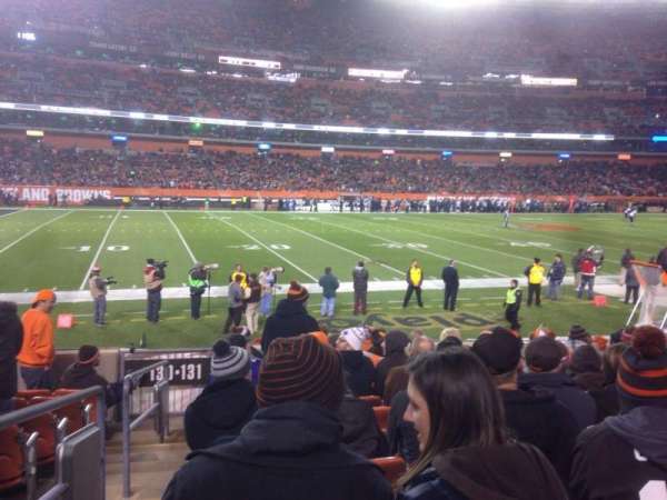 Huntington Bank Field, section: 131, row: 10, seat: 1