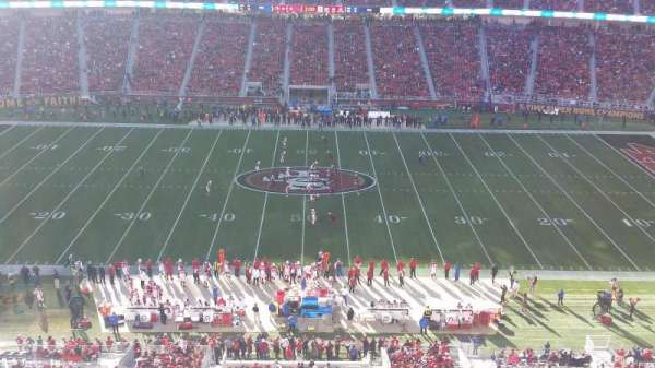 Levi's Stadium, section: 314, row: 1, seat: 26