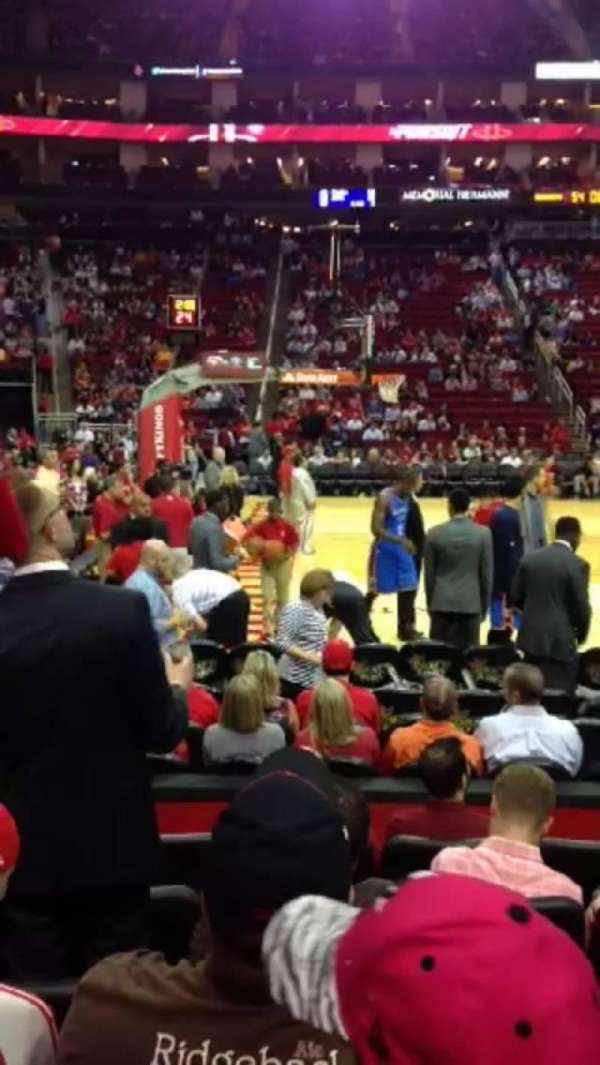 Toyota Center, section: 121, row: 6, seat: 13, 14