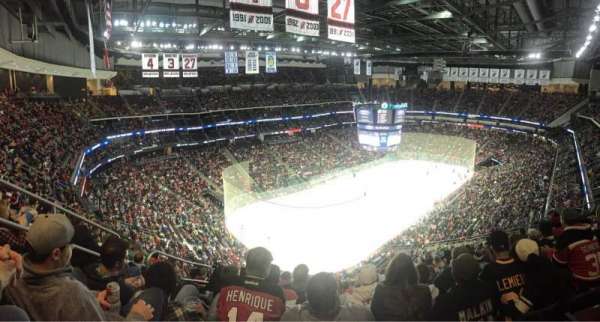 Prudential Center, section: 107, row: 15