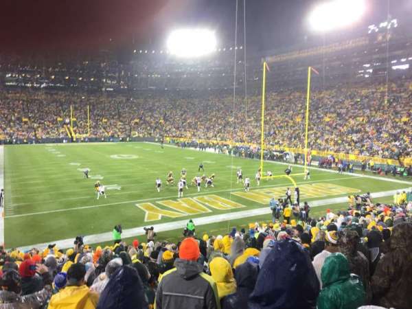 Lambeau Field, section: 103, row: 26, seat: 8