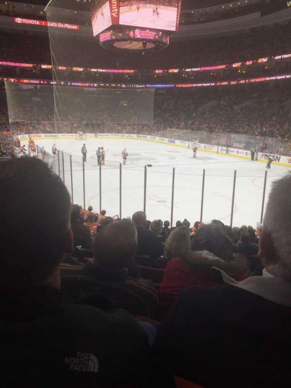 Xfinity Mobile Arena, section: 105, row: 15, seat: 12