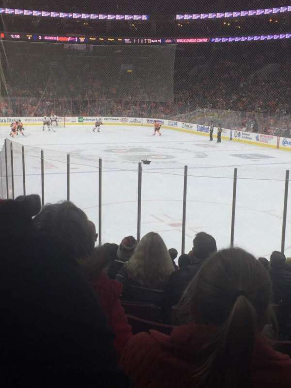 Xfinity Mobile Arena, section: 105, row: 15, seat: 12