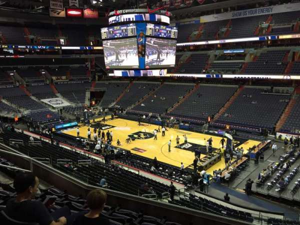 Capital One Arena, section: 203, row: F, seat: 11