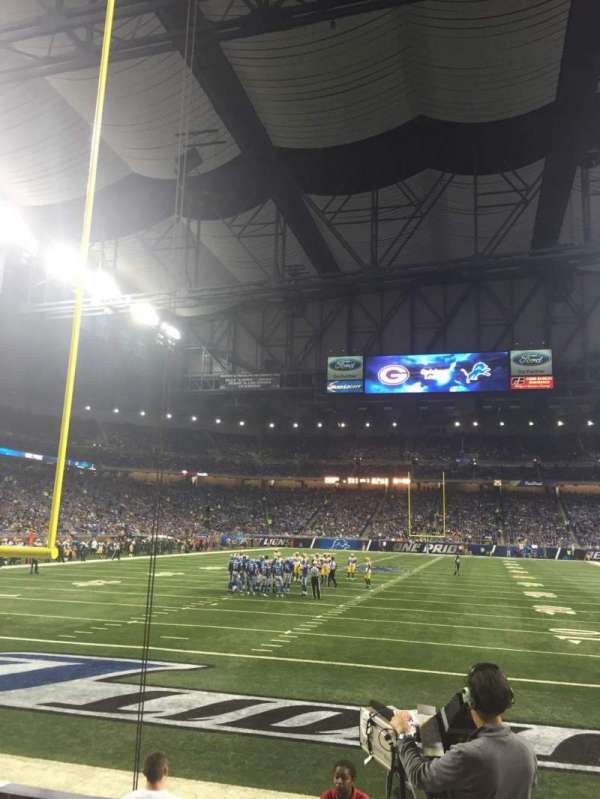 Ford Field, section: 138, row: 4, seat: 18