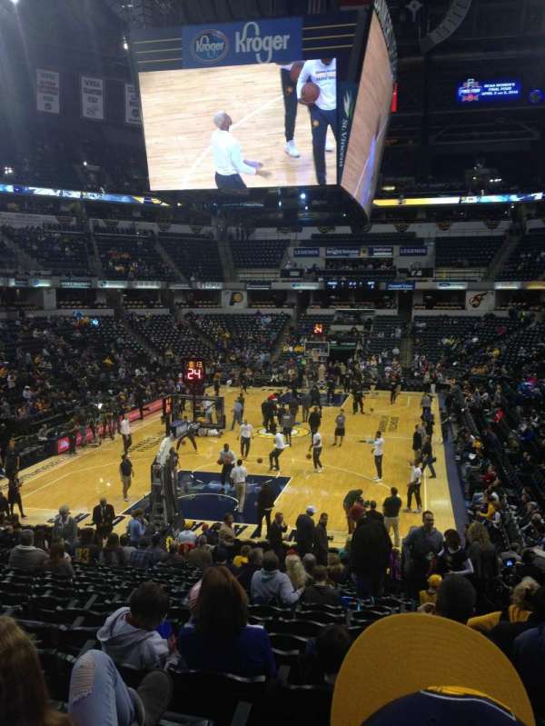 Gainbridge Fieldhouse, section: 20, row: 12, seat: 6