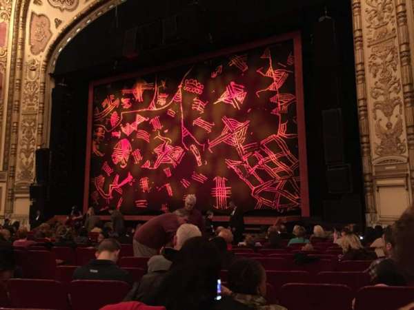 Cadillac Palace Theater, section: Orchestra R, row: N, seat: 14