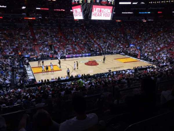 Kaseya Center, section: 120, row: 27, seat: 7