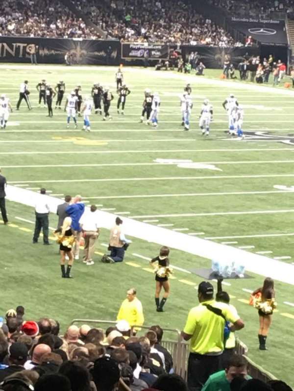 Caesars Superdome, section: 107, row: 35, seat: 2