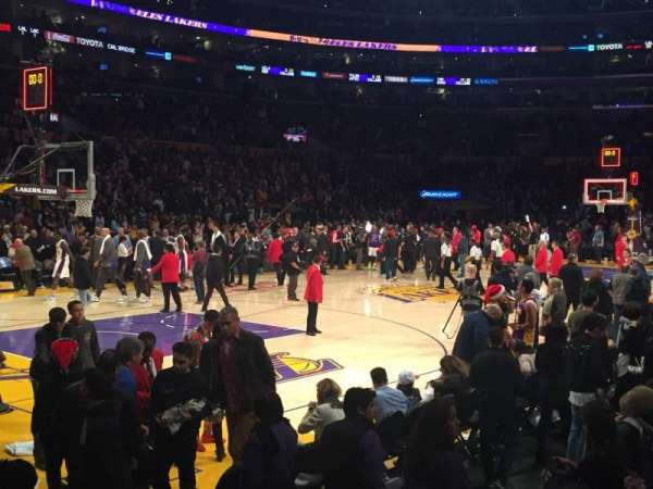 Crypto.com Arena, section: 115, row: 7, seat: 1