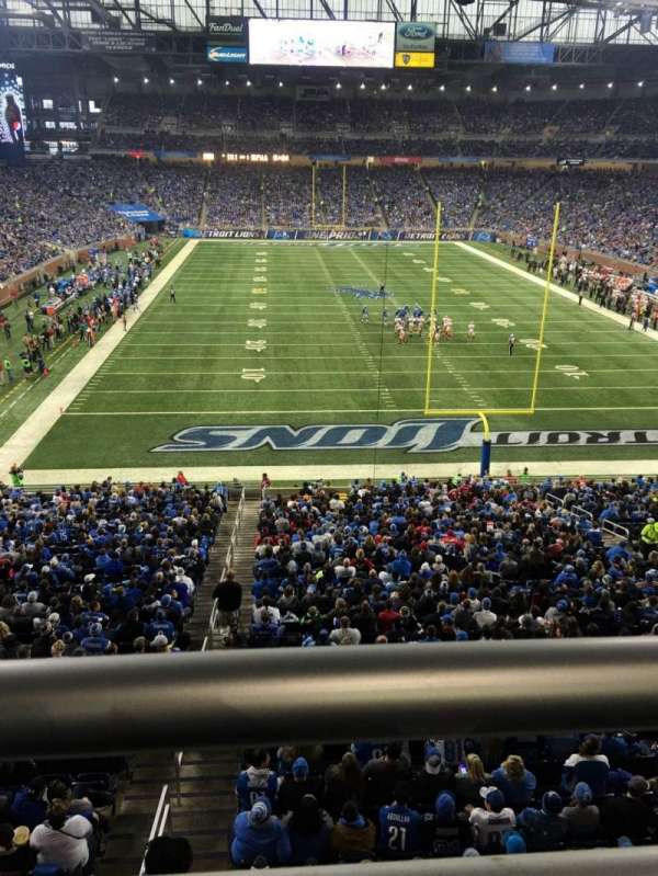Ford Field, section: 217, row: 1, seat: 20