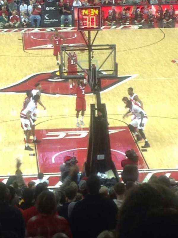 KFC Yum! Center, section: 111, row: HH, seat: 115
