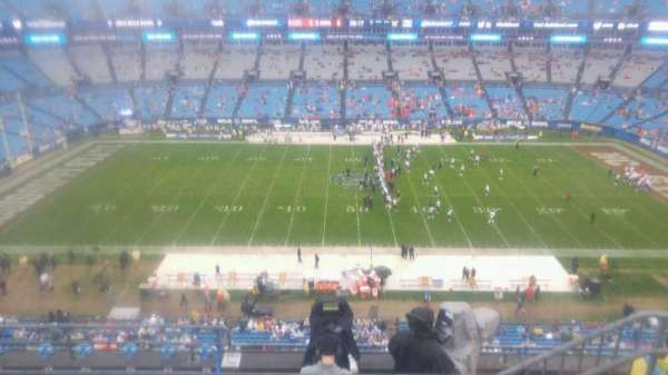 Bank of America Stadium, section: 515, row: 3, seat: 9