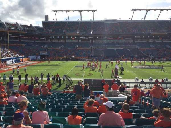 Hard Rock Stadium, section: 120, row: 29, seat: 7