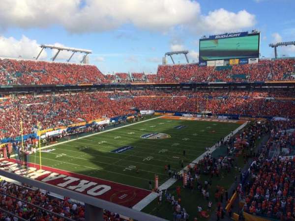 Hard Rock Stadium, section: 356, row: 1, seat: 22