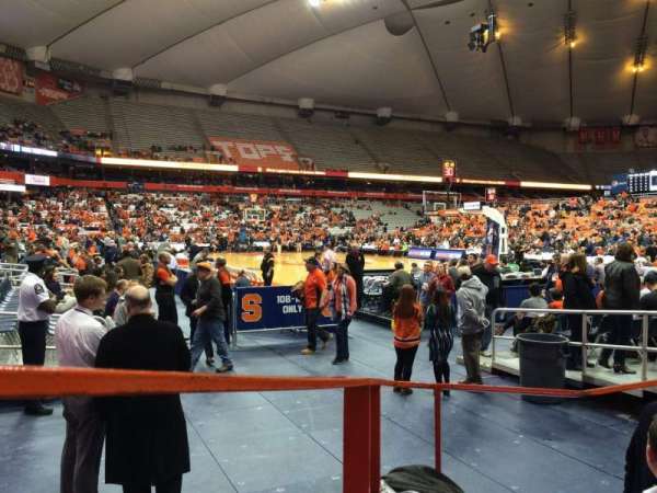 JMA Wireless Dome, section: 105, row: B, seat: 12