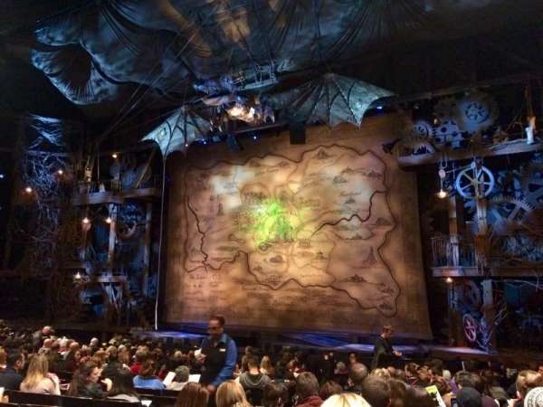 Gershwin Theatre, section: Orchestra R, row: M, seat: 10