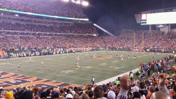 Paycor Stadium, section: 119, row: 21, seat: 13