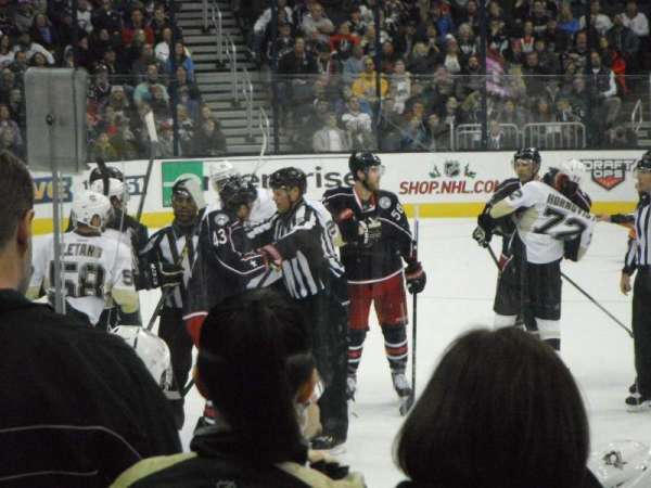 Nationwide Arena, section: 103, row: F, seat: 20